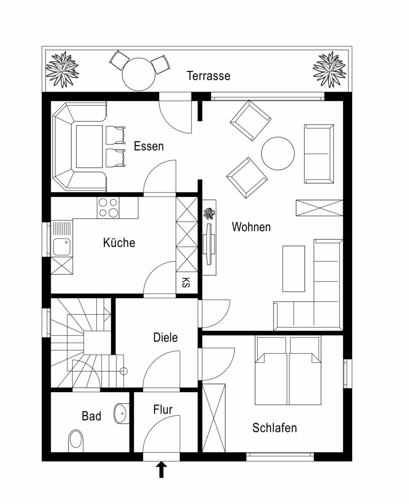 Tal-Residenz Haus Nr 5 Leilighet Bad Salzuflen Eksteriør bilde